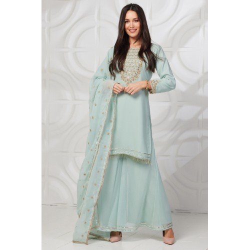 Palazzo hot sale suit punjabi